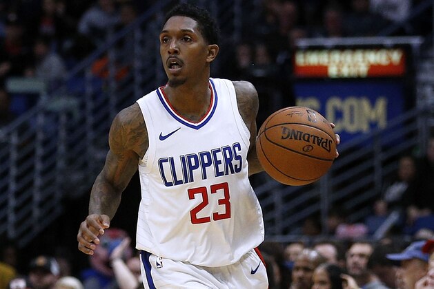 NEW ORLEANS, LA - JANUARY 28:  Lou Williams #23 of the LA Clippers drives with the ball druing the second half against the New Orleans Pelicans at the Smoothie King Center on January 28, 2018 in New Orleans, Louisiana. NOTE TO USER: User expressly acknowledges and agrees that, by downloading and or using this photograph, User is consenting to the terms and conditions of the Getty Images License Agreement.  (Photo by Jonathan Bachman/Getty Images)