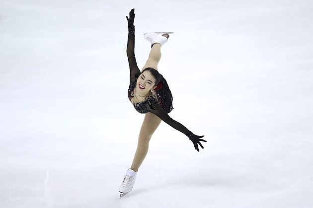 Karen Chen performs during the women's free skate event at the U.S. Figure Skating Championships in San Jose, Calif., Friday, Jan. 5, 2018. (AP Photo/Ben Margot)