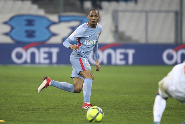 MARSEILLE, FRANCE - JANUARY 28: Fabio Henrique Fabinho of Monaco during the French Ligue 1 match between Olympique de Marseille (OM) and AS Monaco at Stade Velodrome on January 28, 2018 in Marseille, France. (Photo by Jean Catuffe/Getty Images)