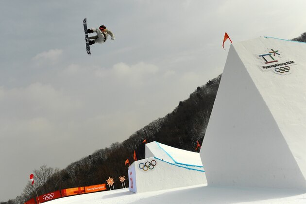 PYEONGCHANG-GUN, SOUTH KOREA - FEBRUARY 10:  Redmond Gerard of the United States competes during the Men's Slopestyle qualification on day one of the PyeongChang 2018 Winter Olympic Games at Phoenix Snow Park on February 10, 2018 in Pyeongchang-gun, South Korea.  (Photo by David Ramos/Getty Images)
