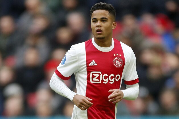 Justin Kluivert of Ajax during the Dutch Eredivisie match between Ajax Amsterdam and FC Twente Enschede at the Amsterdam Arena on February 11, 2018 in Amsterdam, The Netherlands(Photo by VI Images via Getty Images)