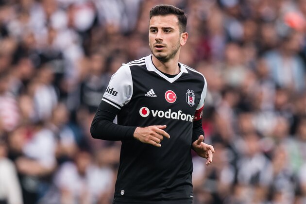 Oguzhan Ozyakup of Besiktas JKduring the Turkish Spor Toto Super Lig football match between Besiktas JK and Kasimpasa AS on May 20, 2017 at the Vodafone Arena in Istanbul, Turkey(Photo by VI Images via Getty Images)