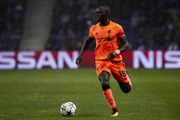 PORTO, PORTUGAL - FEBRUARY 14:  Sadio Mane of Liverpool FC in action during the UEFA Champions League Round of 16 First Leg match between FC Porto and Liverpool FC at Estadio do Dragao on February 14, 2018 in Porto, Portugal.  (Photo by fotopress/Getty Images)