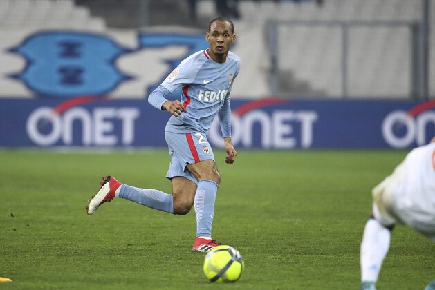 MARSEILLE, FRANCE - JANUARY 28: Fabio Henrique Fabinho of Monaco during the French Ligue 1 match between Olympique de Marseille (OM) and AS Monaco at Stade Velodrome on January 28, 2018 in Marseille, France. (Photo by Jean Catuffe/Getty Images)