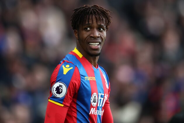 LONDON, ENGLAND - FEBRUARY 04: Wilfried Zaha of Crystal Palace during the Premier League match between Crystal Palace and Newcastle United at Selhurst Park on February 4, 2018 in London, England. (Photo by Catherine Ivill/Getty Images)