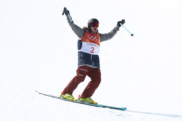 PYEONGCHANG-GUN, SOUTH KOREA - FEBRUARY 22:  David Wise of the United States competes during the Freestyle Skiing Men's Ski Halfpipe Final on day thirteen of the PyeongChang 2018 Winter Olympic Games at Phoenix Snow Park on February 22, 2018 in Pyeongchang-gun, South Korea.  (Photo by Cameron Spencer/Getty Images)