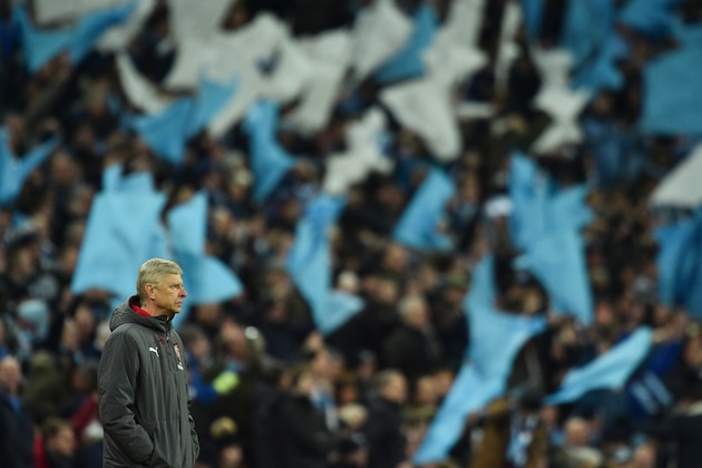 Arsenal's French manager Arsene Wenger looks on during the English League Cup final football match between Manchester City and Arsenal at Wembley stadium in north London on February 25, 2018. / AFP PHOTO / Glyn KIRK / RESTRICTED TO EDITORIAL USE. No use with unauthorized audio, video, data, fixture lists, club/league logos or 'live' services. Online in-match use limited to 75 images, no video emulation. No use in betting, games or single club/league/player publications. / (Photo credit should read GLYN KIRK/AFP/Getty Images) Arsenal's French manager Arsene Wenger looks on during the English League Cup final football match between Manchester City and Arsenal at Wembley stadium in north London on February 25, 2018. / AFP PHOTO / Glyn KIRK / RESTRICTED TO EDITORIAL USE. No use with unauthorized audio, video, data, fixture lists, club/league logos or 'live' services. Online in-match use limited to 75 images, no video emulation. No use in betting, games or single club/league/player publications. / (Photo credit should read GLYN KIRK/AFP/Getty Images)