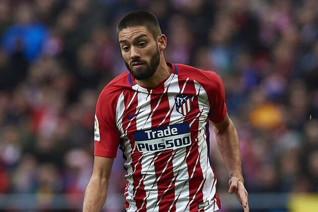 MADRID, SPAIN - JANUARY 28:  Yannick Carrasco of Atletico de Madrid in action during the La Liga match between Atletico de Madrid and Las Palmas at Wanda Metropolitano on January 28, 2018 in Madrid, Spain.  (Photo by Quality Sport Images/Getty Images)
