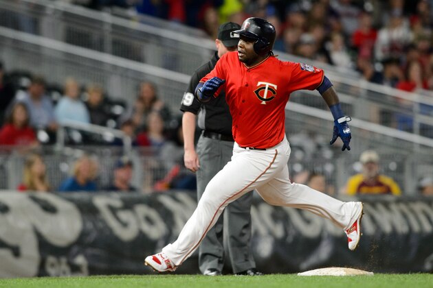 MINNEAPOLIS, MN - AUGUST 18: Miguel Sano #22 of the Minnesota Twins runs the bases against the Arizona Diamondbacks during the game on August 18, 2017 at Target Field in Minneapolis, Minnesota. The Twins defeated the Diamondbacks 10-3. (Photo by Hannah Foslien/Getty Images)