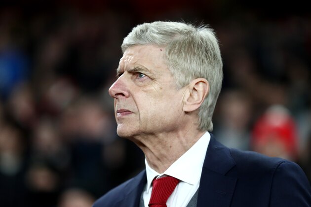 LONDON, ENGLAND - FEBRUARY 22:  Arsene Wenger, Manager of Arsenal looks on during UEFA Europa League Round of 32 match between Arsenal and Ostersunds FK at the Emirates Stadium on February 22, 2018 in London, United Kingdom.  (Photo by Catherine Ivill/Getty Images)
