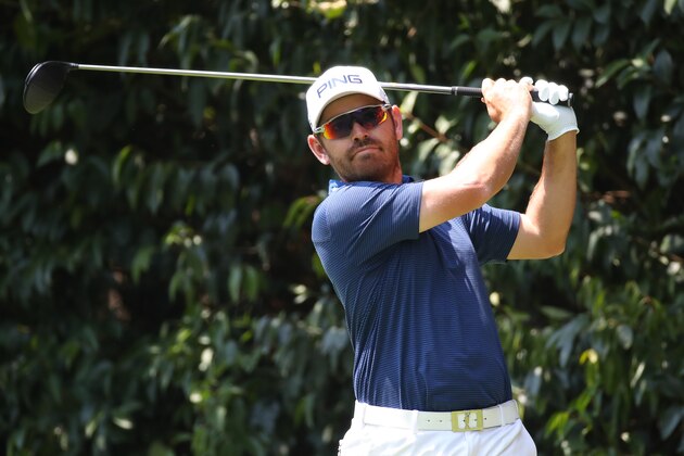 MEXICO CITY, MEXICO - MARCH 01:   Louis Oosthuizen of South Africa plays his shot from the second tee during the first round of World Golf Championships-Mexico Championship at Club de Golf Chapultepec on March 1, 2018 in Mexico City, Mexico. (Photo by Gregory Shamus/Getty Images)