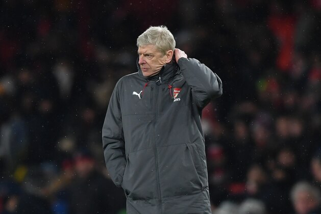 LONDON, ENGLAND - MARCH 01:  Arsene Wenger of Arsenal looks on during the Premier League match between Arsenal and Manchester City at Emirates Stadium on March 1, 2018 in London, England.  (Photo by Shaun Botterill/Getty Images)