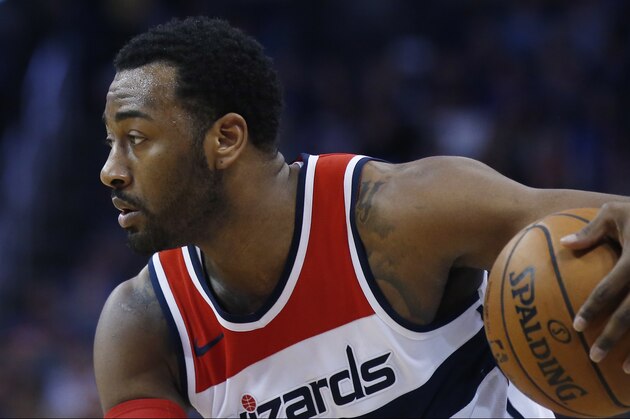 Washington Wizards guard John Wall during an NBA basketball game against the Oklahoma City Thunder in Oklahoma City, Thursday, Jan. 25, 2018. (AP Photo/Sue Ogrocki)