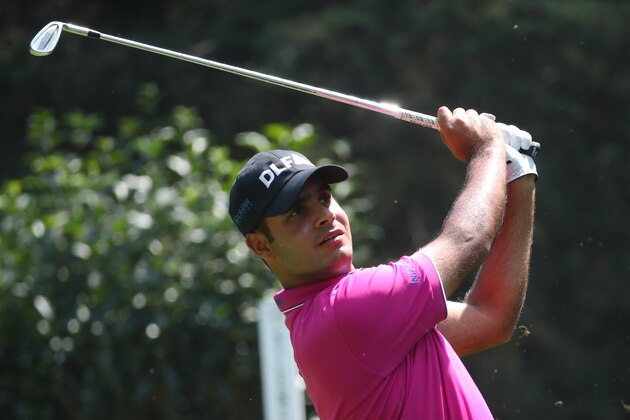 MEXICO CITY, MEXICO - MARCH 03:  Shubhankar Sharma of India plays his shot from the third tee during the third round of World Golf Championships-Mexico Championship at Club de Golf Chapultepec on March 3, 2018 in Mexico City, Mexico. (Photo by Gregory Shamus/Getty Images)