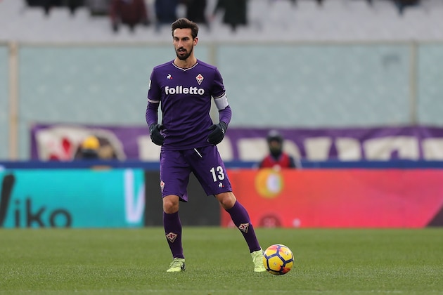 FLORENCE, ITALY - FEBRUARY 25: Davide Astori of ACF Fiorentina in action during the serie A match between ACF Fiorentina and AC Chievo Verona at Stadio Artemio Franchi on February 25, 2018 in Florence, Italy.  (Photo by Gabriele Maltinti/Getty Images)
