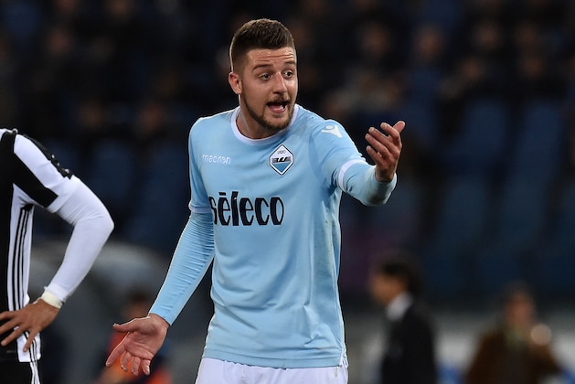 ROME, ITALY - MARCH 03:  Sergej Milinkovic Savic of SS Lazio in action during the serie A match between SS Lazio and Juventus at Stadio Olimpico on March 3, 2018 in Rome, Italy.  (Photo by Giuseppe Bellini/Getty Images)