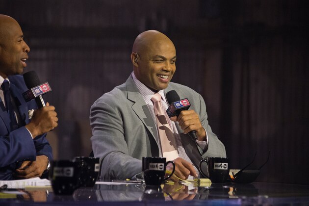 STUDIO CITY, CA - JANUARY 25:  Charles Barkley speaks during the 2018 Brand Jordan NBA All-Star Uniforms & All-Star Rosters Unveiling show on January 25, 2018 at CBS Studios in Studio City, California. NOTE TO USER: User expressly acknowledges and agrees that, by downloading and or using this photograph, User is consenting to the terms and conditions of the Getty Images License Agreement. Mandatory Copyright Notice: Copyright 2018 NBAE (Photo by Adam Pantozzi/NBAE via Getty Images)