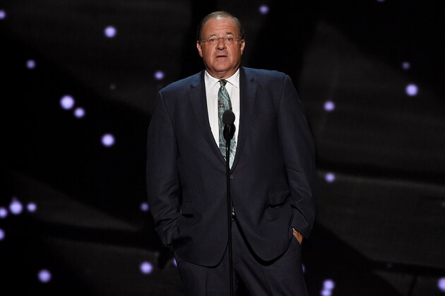 LOS ANGELES, CA - JULY 12:  Sportscaster Chris Berman speaks onstage at The 2017 ESPYS at Microsoft Theater on July 12, 2017 in Los Angeles, California.  (Photo by Kevin Winter/Getty Images)