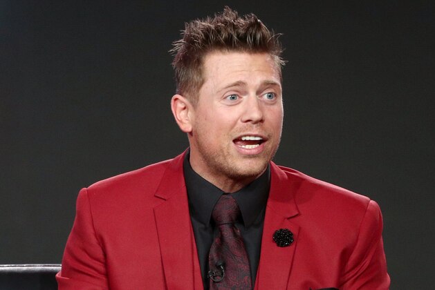 PASADENA, CA - JANUARY 09:  WWE Superstar The Miz of 'WWE Monday Night Raw: 25th Anniversary' on USA speaks onstage during the NBCUniversal portion of the 2018 Winter Television Critics Association Press Tour at The Langham Huntington, Pasadena on January 9, 2018 in Pasadena, California.  (Photo by Frederick M. Brown/Getty Images)
