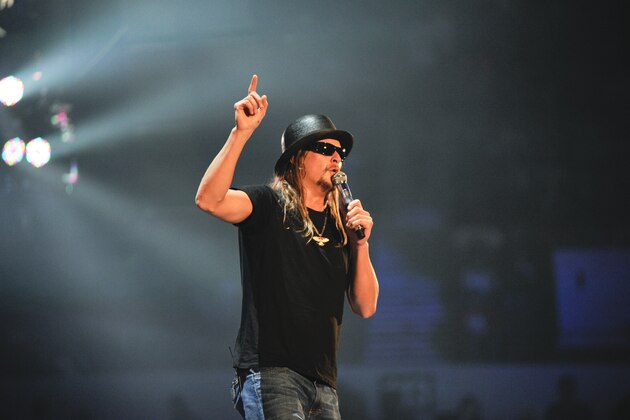 NORFOLK, VA - DECEMBER 09: Kid Rock performs during the 10th anniversary of WWE Tribute to the Troops at Norfolk Scope Arena on December 9, 2012 in Norfolk, Virginia. (Photo by Kris Connor/Getty Images for WWE)