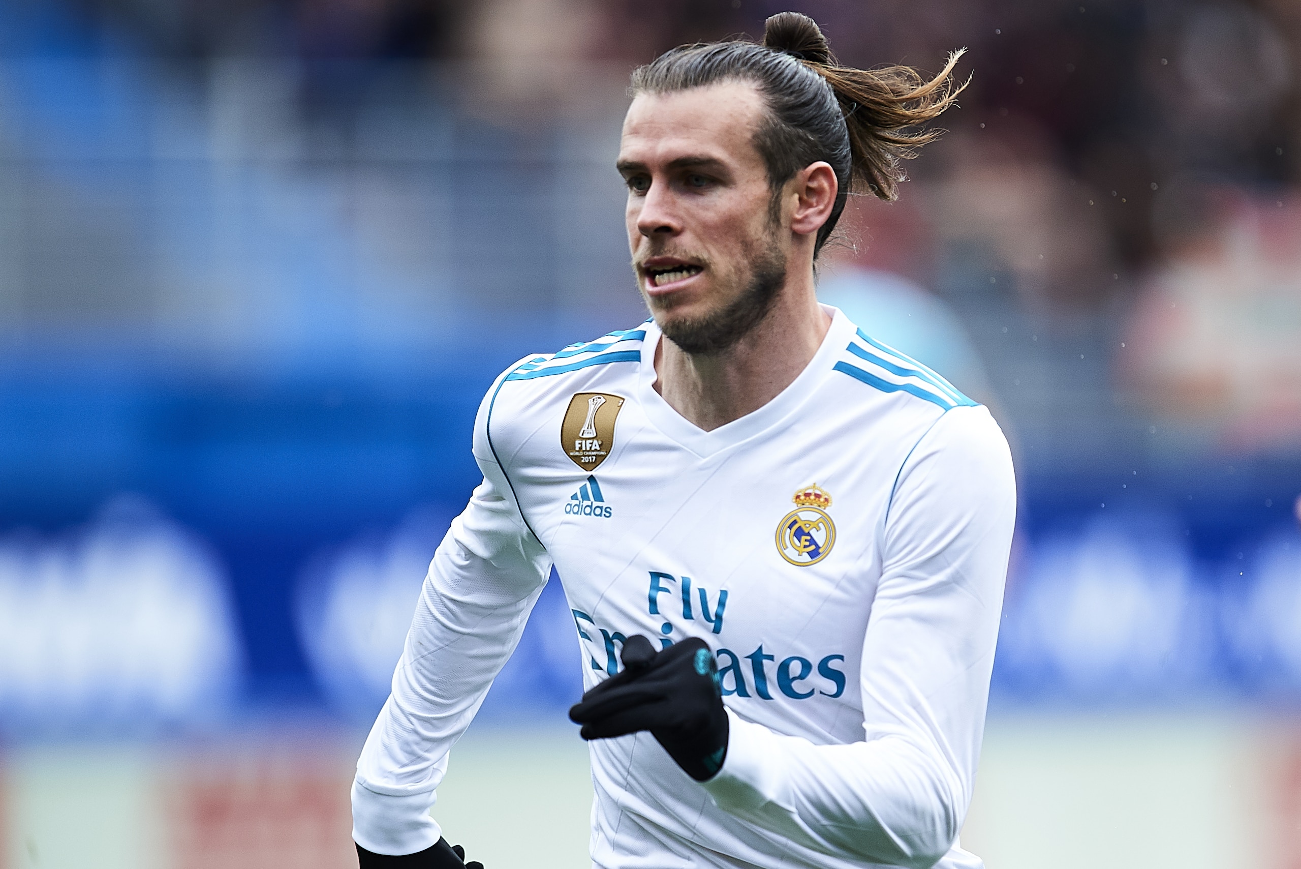 EIBAR, SPAIN - MARCH 10: Gareth Bale of Real Madrid reacts during the La Liga match between SD Eibar and Real Madrid at Ipurua Municipal Stadium on March 10, 2018 in Eibar, Spain . (Photo by Juan Manuel Serrano Arce/Getty Images) EIBAR, SPAIN - MARCH 10: Gareth Bale of Real Madrid reacts during the La Liga match between SD Eibar and Real Madrid at Ipurua Municipal Stadium on March 10, 2018 in Eibar, Spain . (Photo by Juan Manuel Serrano Arce/Getty Images)