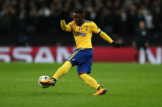 LONDON, ENGLAND - MARCH 07: Kwadwo Asamoah of Juventus during the UEFA Champions League Round of 16 Second Leg match between Tottenham Hotspur and Juventus at Wembley Stadium on March 7, 2018 in London, United Kingdom. (Photo by Catherine Ivill/Getty Images)