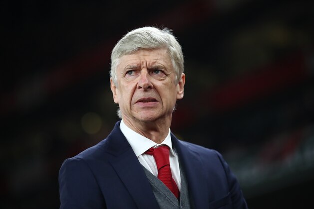 LONDON, ENGLAND - MARCH 15:  Arsene Wenger of Arsenal looks on prior to the UEFA Europa League Round of 16 Second Leg match between Arsenal and AC Milan at Emirates Stadium on March 15, 2018 in London, England.  (Photo by Julian Finney/Getty Images)