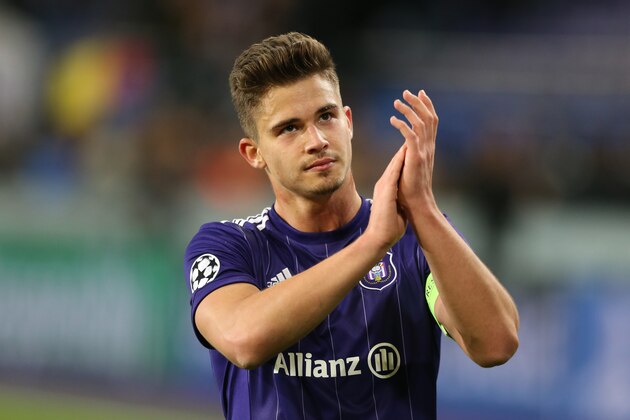 20171122 - Brussels, Belgium / Rsc Anderlecht v Bayern Munchen / 'nLeander DENDONCKER'nFootball Uefa Champions League 2017 - 2018 Group stage Matchday 5 - Group B / 'nPicture Vincent Van Doornick / Isosport