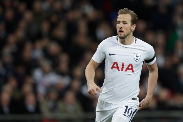 LONDON, UNITED KINGDOM - MARCH 7: Harry Kane of Tottenham Hotspur during the UEFA Champions League  match between Tottenham Hotspur v Juventus at the Wembley Stadium on March 7, 2018 in London United Kingdom (Photo by Laurens Lindhout/Soccrates/Getty Images)
