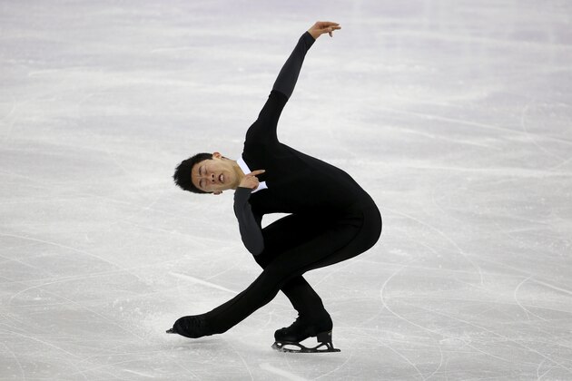 GANGNEUNG, SOUTH KOREA - FEBRUARY 17: Nathan Chen of USA during the Figure Skating Men Free Program on day eight of the PyeongChang 2018 Winter Olympic Games at Gangneung Ice Arena on February 17, 2018 in Gangneung, South Korea. (Photo by Jean Catuffe/Getty Images)