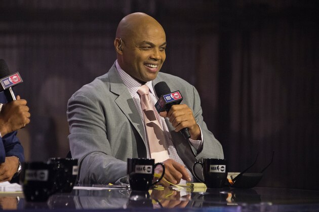 STUDIO CITY, CA - JANUARY 25:  Charles Barkley speaks during the 2018 Brand Jordan NBA All-Star Uniforms & All-Star Rosters Unveiling show on January 25, 2018 at CBS Studios in Studio City, California. NOTE TO USER: User expressly acknowledges and agrees that, by downloading and or using this photograph, User is consenting to the terms and conditions of the Getty Images License Agreement. Mandatory Copyright Notice: Copyright 2018 NBAE (Photo by Adam Pantozzi/NBAE via Getty Images)