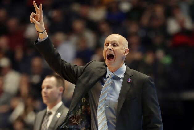 Xavier head coach Chris Mack calls out from the bench in the first half of a first-round game against Texas Southern in the NCAA college basketball tournament in Nashville, Tenn., Friday, March 16, 2018. (AP Photo/Mark Humphrey) Xavier head coach Chris Mack calls out from the bench in the first half of a first-round game against Texas Southern in the NCAA college basketball tournament in Nashville, Tenn., Friday, March 16, 2018. (AP Photo/Mark Humphrey)