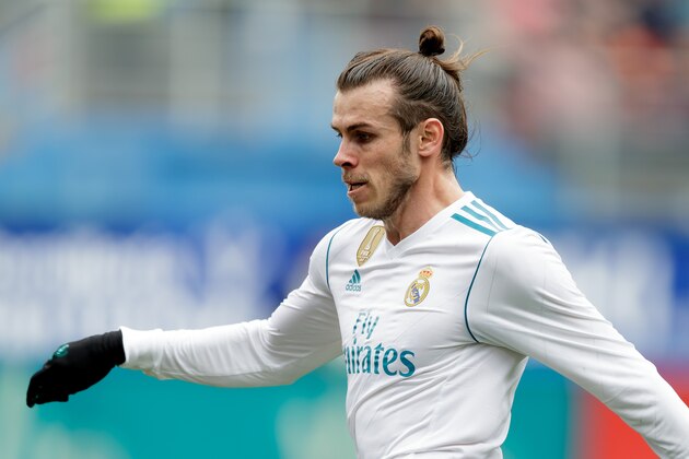 EIBAR, SPAIN - MARCH 10: Gareth Bale of Real Madrid during the La Liga Santander  match between Eibar v Real Madrid at the Estadio Municipal de Ipurua on March 10, 2018 in Eibar Spain (Photo by David S. Bustamante/Soccrates/Getty Images)