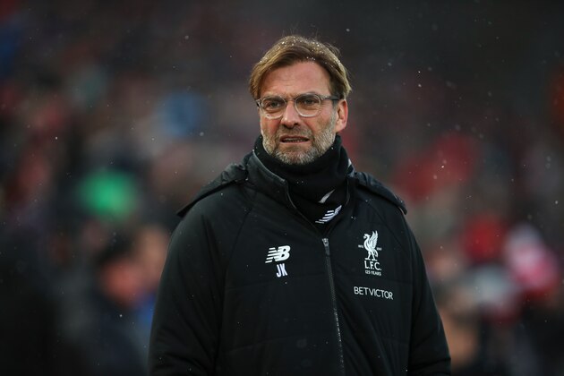 LIVERPOOL, ENGLAND - MARCH 17: Jurgen Klopp manager / head coach of Liverpool during the Premier League match between Liverpool and Watford at Anfield on March 17, 2018 in Liverpool, England. (Photo by Robbie Jay Barratt - AMA/Getty Images)