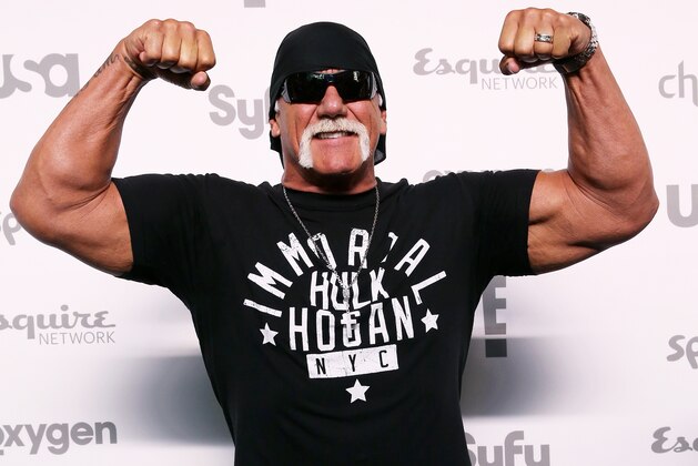 NEW YORK, NY - MAY 14:  Hulk Hogan attends the 2015 NBCUniversal Cable Entertainment Upfront at The Jacob K. Javits Convention Center on May 14, 2015 in New York City.  (Photo by Robin Marchant/Getty Images)