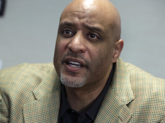 New baseball union head Tony Clark is interviewed at the organization's headquarters, in New York, Wednesday, Jan. 15, 2014. Clark says players won't agree to terminating contracts as part of discipline for drug violations. Clark took over as the union's executive director following the death of Michael Weiner in November. (AP Photo/Richard Drew) New baseball union head Tony Clark is interviewed at the organization's headquarters, in New York, Wednesday, Jan. 15, 2014. Clark says players won't agree to terminating contracts as part of discipline for drug violations. Clark took over as the union's executive director following the death of Michael Weiner in November. (AP Photo/Richard Drew)