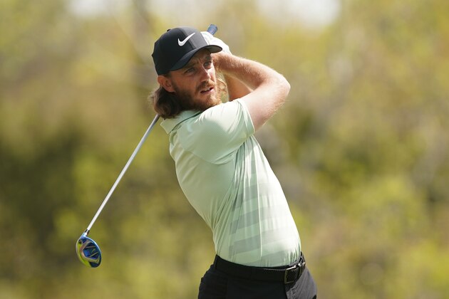 AUSTIN, TX - MARCH 21:  Tommy Fleetwood of England plays his shot from the third tee during the first round of the World Golf Championships-Dell Match Play at Austin Country Club on March 21, 2018 in Austin, Texas.  (Photo by Darren Carroll/Getty Images)