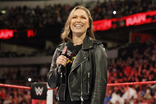 Rousey is all smiles these days.