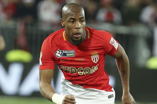 BORDEAUX, FRANCE - MARCH 31: Djibril Sidibe of Monaco during the French League Cup (Coupe de la Ligue) final between Paris Saint-Germain (PSG) and AS Monaco on March 31, 2018 in Bordeaux, France. (Photo by Jean Catuffe/Getty Images)