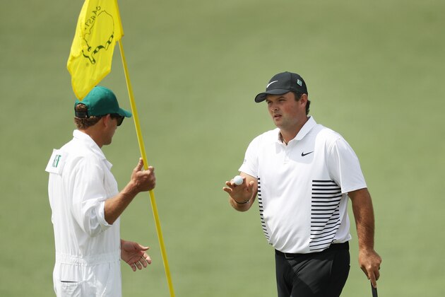 AUGUSTA, GA - APRIL 06: Patrick Reed of the United States waves on the second hole alongside caddie Kessler Karain during the second round of the 2018 Masters Tournament at Augusta National Golf Club on April 6, 2018 in Augusta, Georgia. (Photo by Patrick Smith/Getty Images) AUGUSTA, GA - APRIL 06: Patrick Reed of the United States waves on the second hole alongside caddie Kessler Karain during the second round of the 2018 Masters Tournament at Augusta National Golf Club on April 6, 2018 in Augusta, Georgia. (Photo by Patrick Smith/Getty Images)