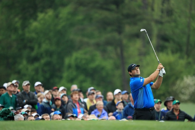 AUGUSTA, GA - APRIL 07: Patrick Reed of the United States plays his shot from the 12th tee during the third round of the 2018 Masters Tournament at Augusta National Golf Club on April 7, 2018 in Augusta, Georgia.  (Photo by Andrew Redington/Getty Images)