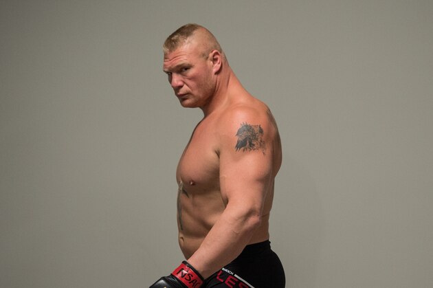 LAS VEGAS, NV - JULY 09:  Brock Lesnar backstage during the UFC 200 event on July 9, 2016 at T-Mobile Arena in Las Vegas, Nevada.  (Photo by Brandon Magnus/Zuffa LLC/Zuffa LLC via Getty Images)