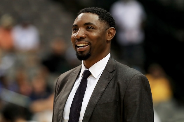DALLAS, TX - JULY 30:  BIG3 Commissioner Roger Mason Jr. attends week six of the BIG3 three on three basketball league at American Airlines Center on July 30, 2017 in Dallas, Texas.  (Photo by Ronald Martinez/BIG3/Getty Images)