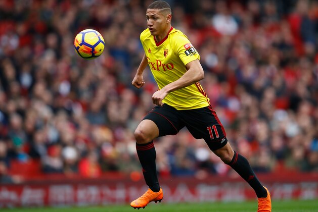 LONDON, ENGLAND - MARCH 11:  Richarlison of Watford in action during the Premier League match between Arsenal and Watford at Emirates Stadium on March 11, 2018 in London, England.  (Photo by Julian Finney/Getty Images)