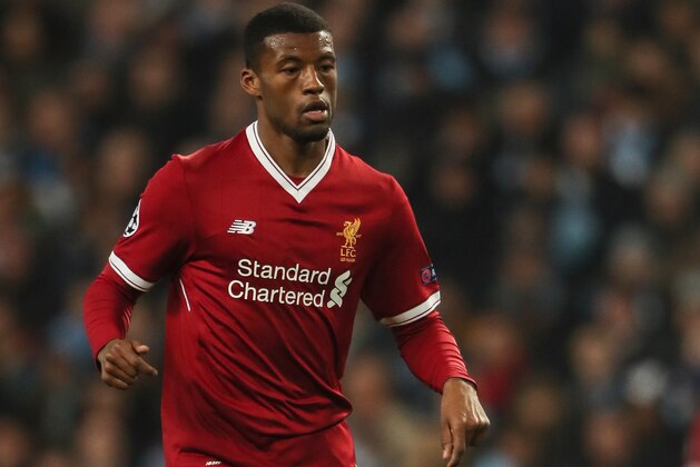 MANCHESTER, ENGLAND - APRIL 10: Georginio Wijnaldum of Liverpool during the UEFA Champions League Quarter Final Second Leg match at Etihad Stadium on April 10, 2018 in Manchester, England. (Photo by Matthew Ashton - AMA/Getty Images) MANCHESTER, ENGLAND - APRIL 10: Georginio Wijnaldum of Liverpool during the UEFA Champions League Quarter Final Second Leg match at Etihad Stadium on April 10, 2018 in Manchester, England. (Photo by Matthew Ashton - AMA/Getty Images)