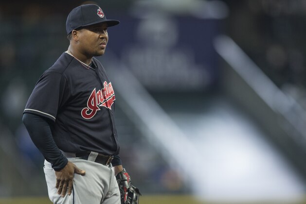 SEATTLE, WA - APRIL 1: Third baseman Jose Ramirez #11 of the Cleveland Indians stands on the field during a game against the Seattle Mariners at Safeco Field on April 1, 2018 in Seattle, Washington. The Mariners won the game 5-4. (Photo by Stephen Brashear/Getty Images) *** Local Caption *** Jose Ramirez
