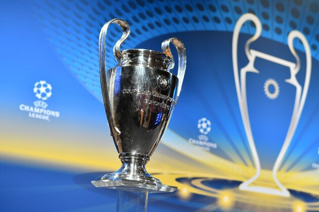 This photograph taken on April 13, 2018, shows the UEFA Champions League football cup ahead of the draw for the semi-finals round of the UEFA Champions League football tournament at the UEFA headquarters in Nyon.  / AFP PHOTO / Fabrice COFFRINI        (Photo credit should read FABRICE COFFRINI/AFP/Getty Images)