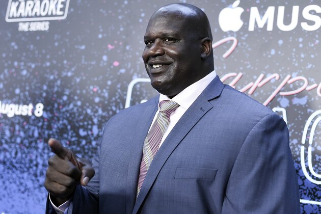 Shaquille O'Neal attends Carpool Karaoke: The Series launch event at the Chateau Marmont Hotel on Monday, Aug. 7, 2017, in Los Angeles. (Photo by Richard Shotwell/Invision/AP)