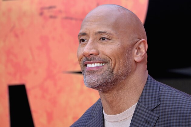 LONDON, ENGLAND - APRIL 11:  Actor Dwayne Johnson attends the European Premiere of 'Rampage' at Cineworld Leicester Square on April 11, 2018 in London, England.  (Photo by Jeff Spicer/Getty Images)
