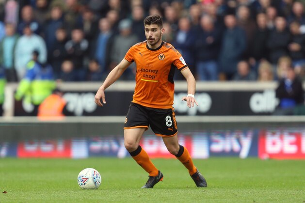 WOLVERHAMPTON, ENGLAND - APRIL 15: Ruben Neves of Wolverhampton Wanderers during the Sky Bet Championship match between Wolverhampton Wanderers and Birmingham City at Molineux on April 15, 2018 in Wolverhampton, England. (Photo by James Baylis - AMA/Getty Images)